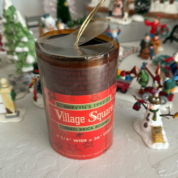 Department 56 Redish Brick Road 4-3/4โ wide by 36โ long - Picture 3 of 5